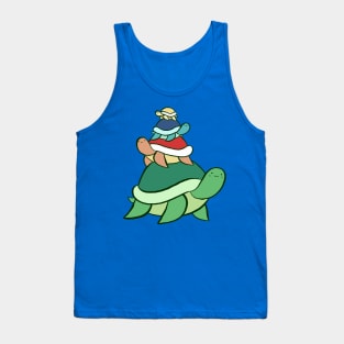 Colorful Turtle Stack Tank Top